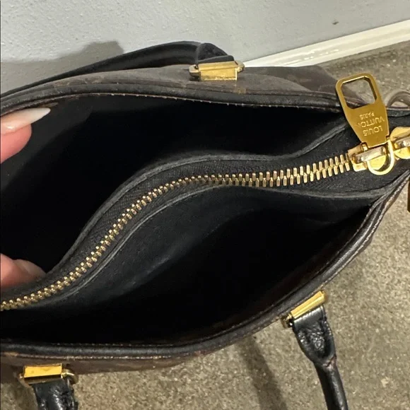 Louis Vuitton Pallas BB Bag black Monogram Brown - Picture 15 of 17